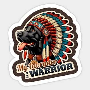 Indian Labrador Retriever Sticker